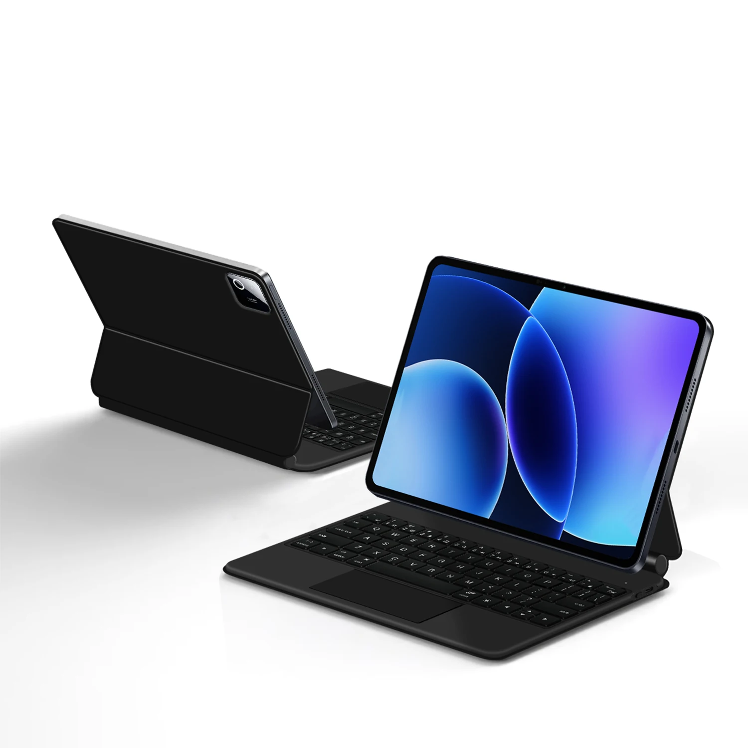 لوحة مفاتيح سحرية بإضاءة خلفية لهاتف Xiaomi Pad 8 Mi Pad 8 Pro 11.2 بوصة حافظة لهاتف MiPad 7 8 Pro 11.2 بوصة غطاء لوحة المفاتيح الذكية للكمبيوتر اللوحي