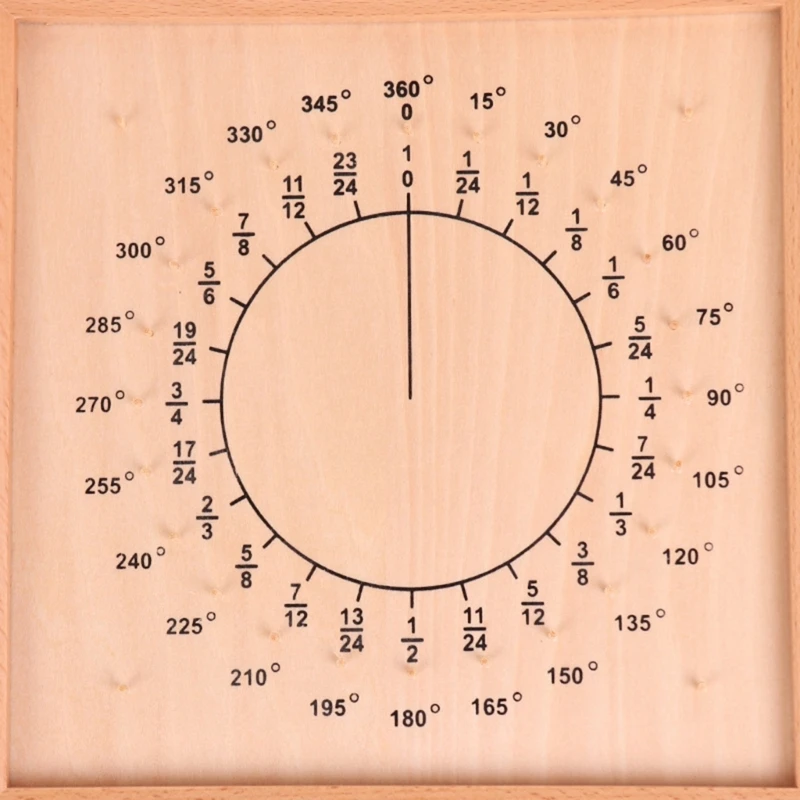2023 New Learning Education Rainbow Color Fraction Circles Montessori Toy Math Manipulatives Tool Math Teaching Aids