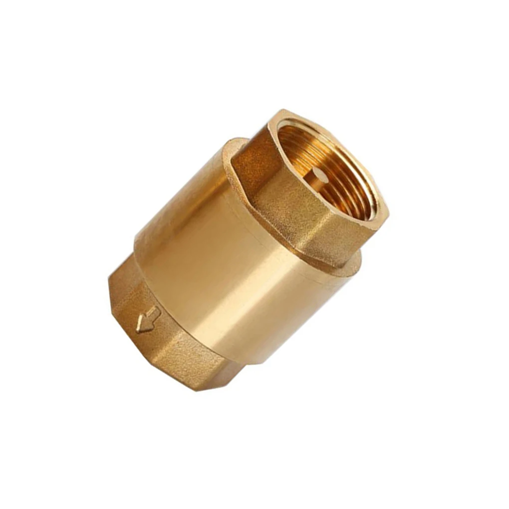 Spring Check Valve Non-return Cap Stainless Steel Workmanship Multipurpose Factory Practical In-Line Valves DN25