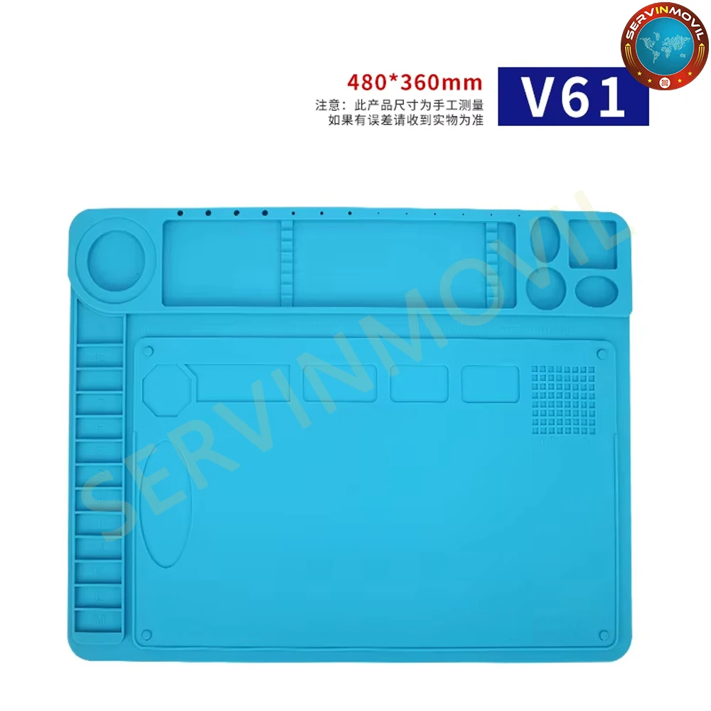 MECHANIC V63 V61 Silicone Repair Pad Soldering Mat Antistatic Heat Resistant Insulation Work Mat Welding Repair Platform