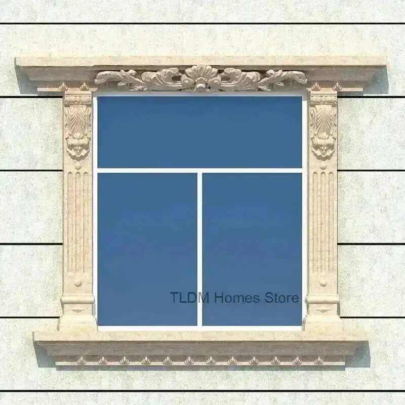 

Adjustable Roman Column Window Model ABS Multi Pattern Window Cover Molds European Villa Square Column Mold House Wall Decor