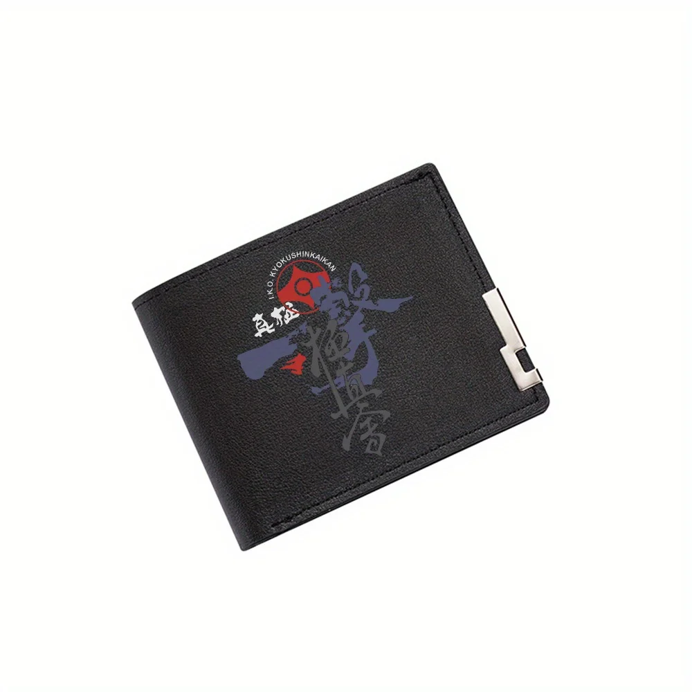 Japanese style martial arts logo design Men's Wallet Printing Design Simple Modern Stylish Business Father's Boyfriend's Christm
