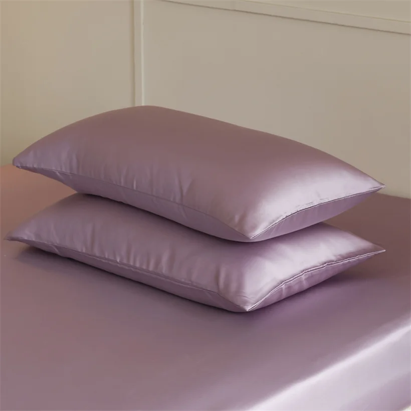 100% Mulberry Silk Pillow Case 2pcs Natural Real Silk Protect Hair Skin Pillowcase Customized Size Bedding Pillow Cases Cover