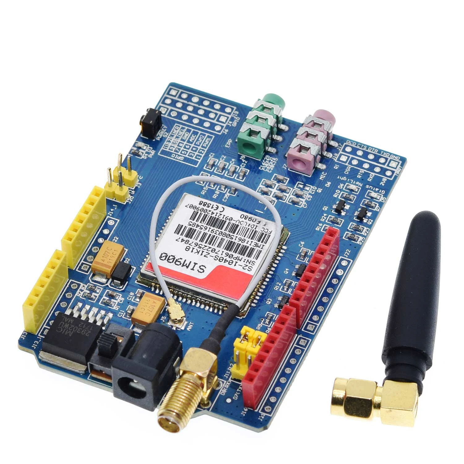 TZT SIM900 850/900/1800/1900 MHz GPRS/GSM Development Board Module Kit For Arduino