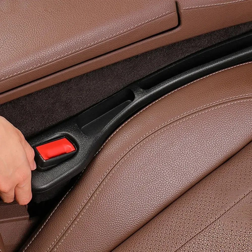 2Pcs Auto Sitz Lücke Füllstoff Sitz Spalt Lagerung Box Tasche Zwischen Sitze Konsole Organizer Dekoration Innen Auto Zubehör – Detail 3