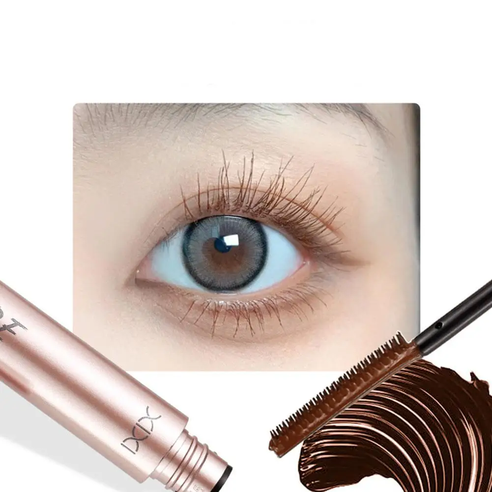 Curling Mascara Eyelash Comb Mascara Eye Black Brown Extension Waterproof Eyelash Slender Lengthening Lashes J0P4 De Thick B2S9
