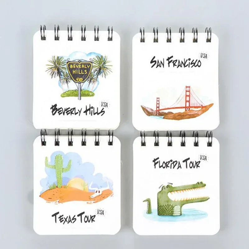 Kawaii Cute Spiral Daily Notebook Weekly Planner Mini Daily Notebook Day Plan Diary Notebook School Supplies Agenda