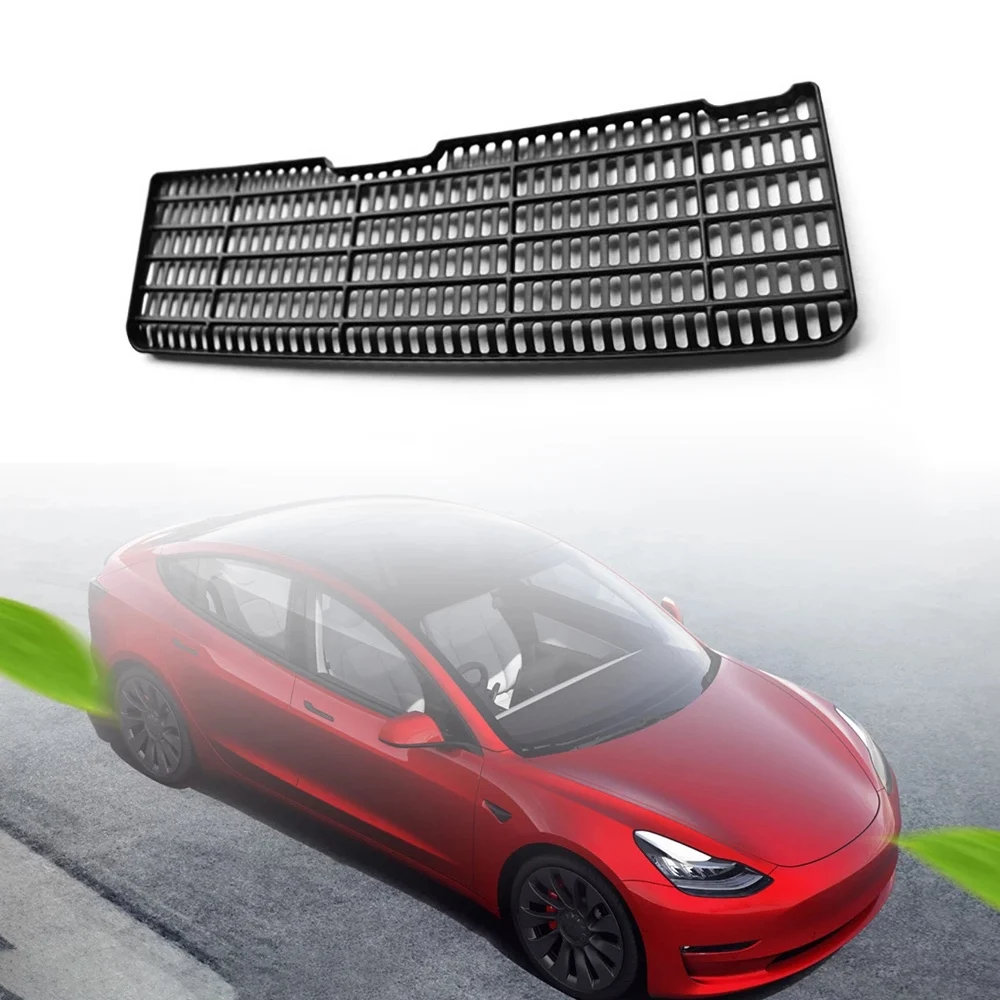 Car Air Inlet Vent Cover Air Filter Dust Cover for Tesla Model 3 2021 Anti-Blocking Flow Vent Cover Trim