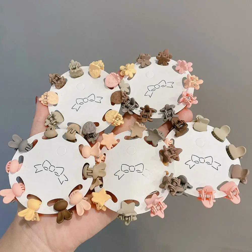 

Baby Girls Cute Colorful Flower Star Crown Small Hair Claws Lovely Hair Decorate Claw Clips Hairpins Kids Hair Accessories