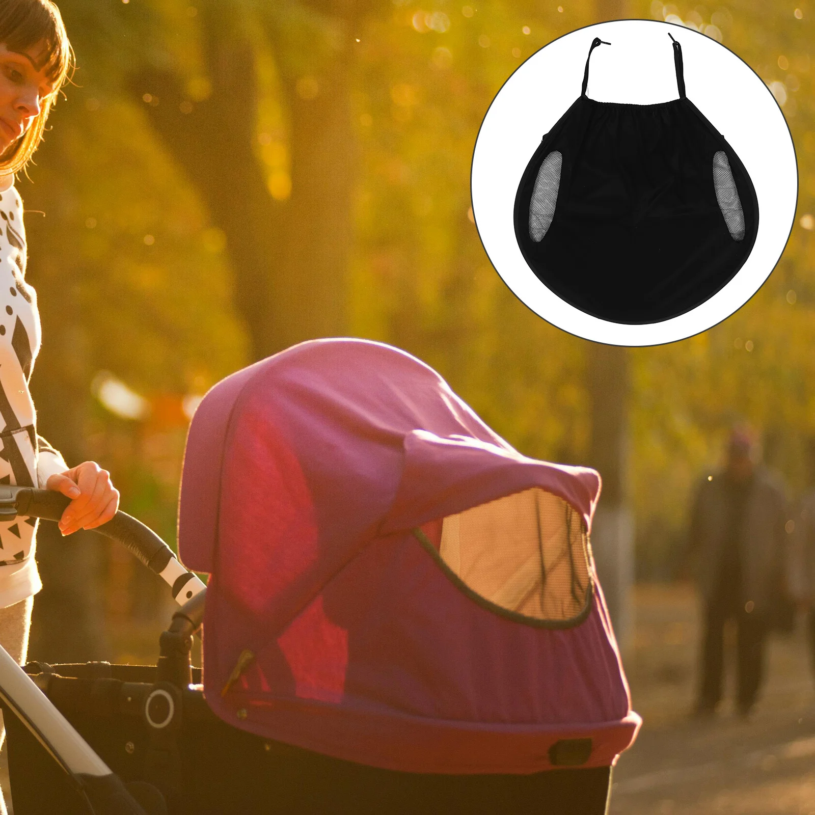 

Sunshade Universal Uv Protection Sun Shade Waterproof For Baby Stroller Outdoor Use Stroller Cover For Sun Accessory