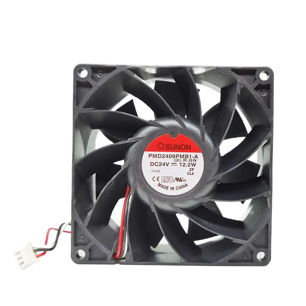

For SUNON PMD2409PMB1-A 9038 24V 12.2W For ATV71 Drive Fan 92X92X38MM
