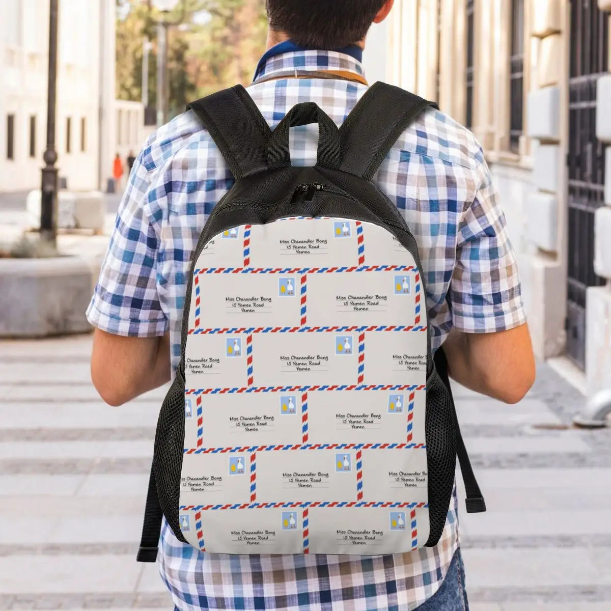 Miss Chanandler Bong Backpack Student Boys Girls BookBag School Bag Computer Shoulder Bags