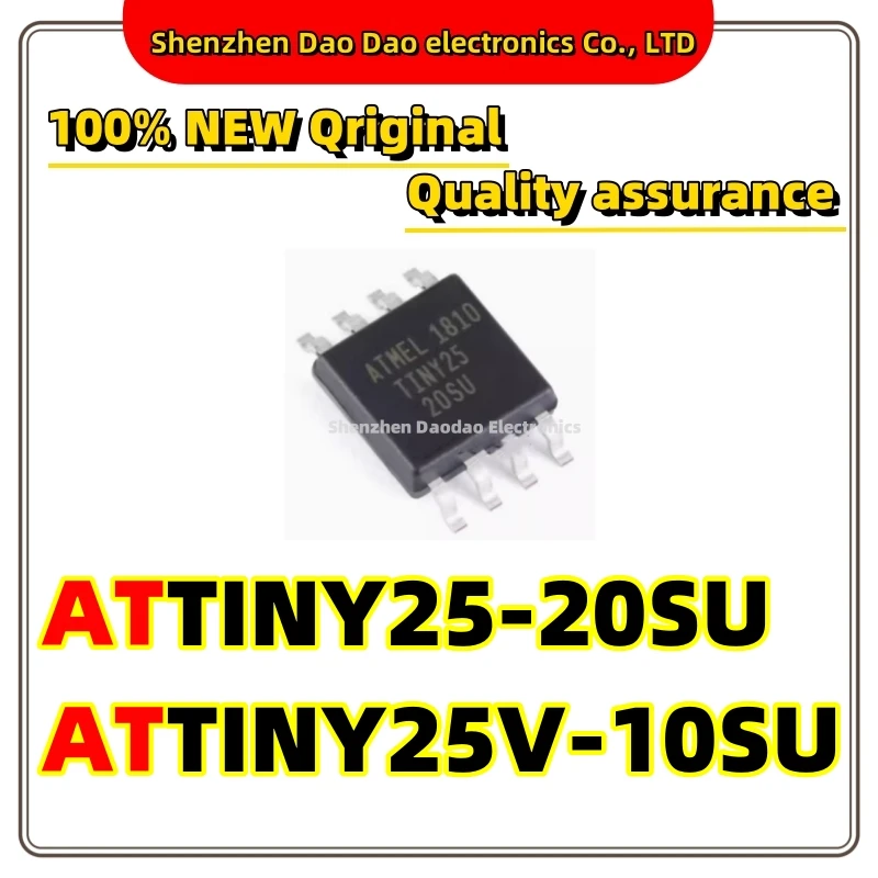 

ATTINY25-20SU TINY25-20SU ATTINY25V-10SU TINY25V-10SU SOP-8 Controller chip IC New and original