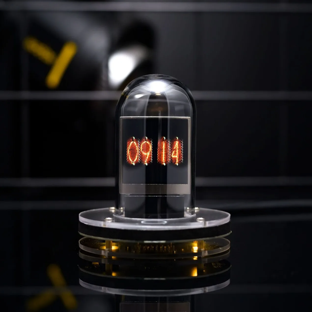 

Умные Wi-Fi светящиеся трубчатые часы «сделай сам» Nixie трубчатые часы в стиле киберпанк цифровые настольные часы визуальный дисплей сменное автоматическое обновление