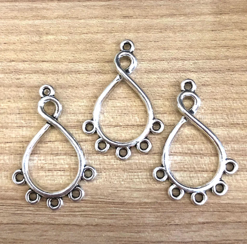 

10pcs 34*22 mm 5holes connector for handmade findings HW4011 accessories