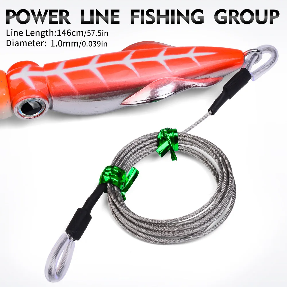 PRO BEROS 110-260g Leuchtender Tiefsee-Jigging-Doppelhaken-Tintenfischköder aus Metall, Nachtlicht-Kabeljauköder zum Schleppangeln – Detail 8