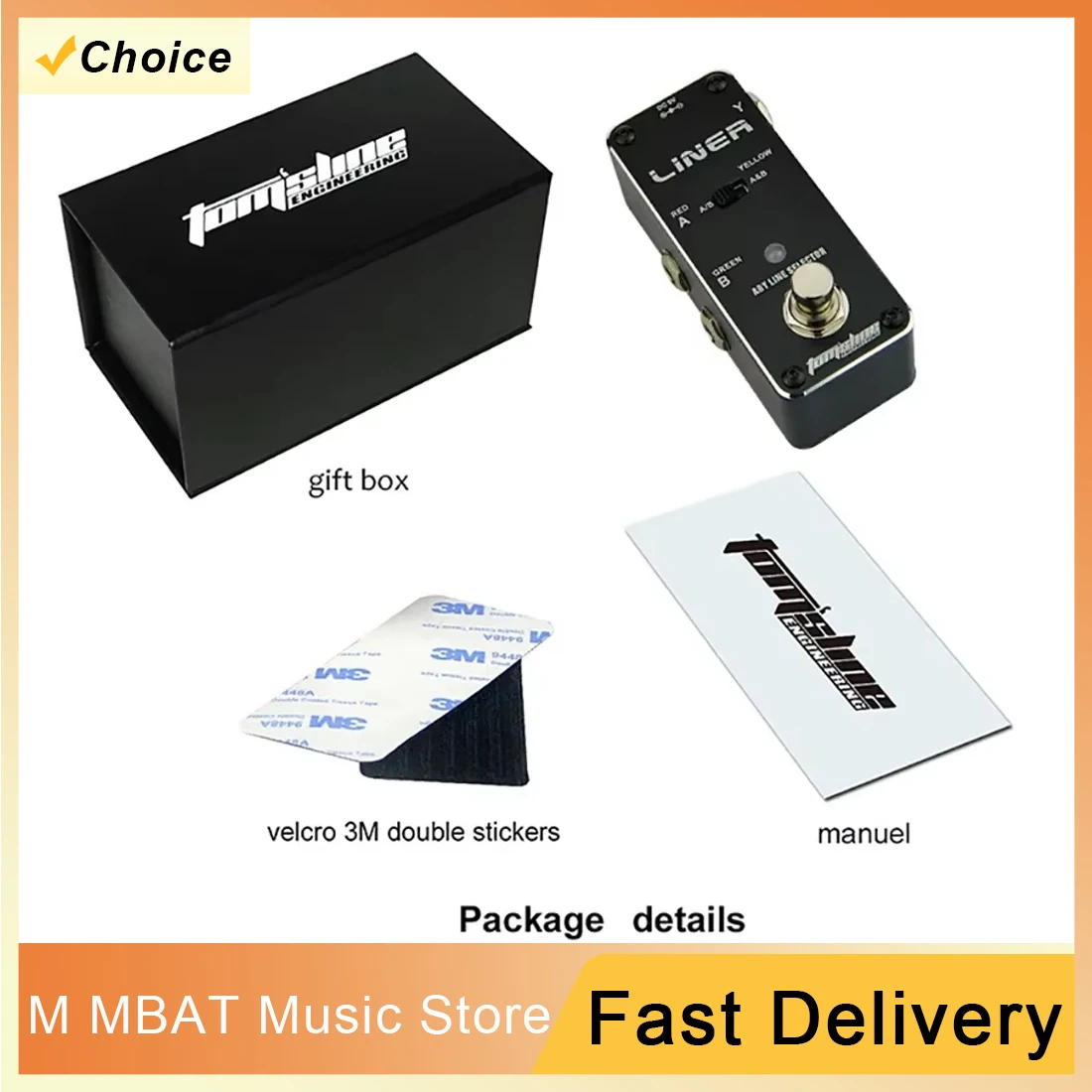 

AROMA ALR-3 Liner Aby Line Selector, гитарная педаль эффектов, переключение сигнала, моноблочный эффект, детали и аксессуары для гитары