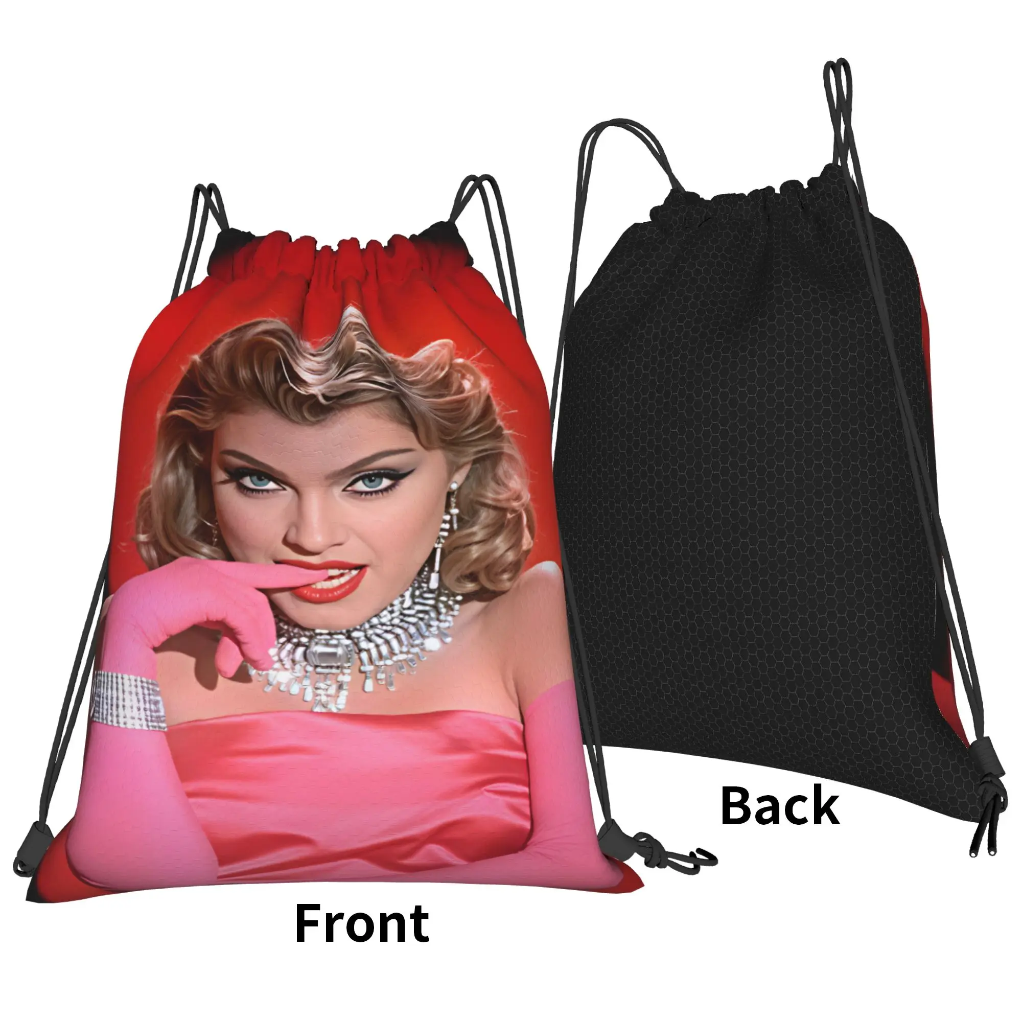 Madonnas Confessions II 2026 Drawstring Bag  Foldable Minimalist Backpack School Gym Sackpack String Bags For Men
