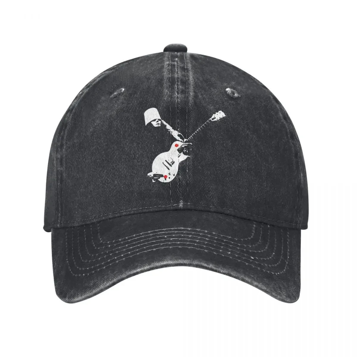 Buckethead, Guitar Print, Music Fan, Unique Print demin Trucker Hat Breathable Design Men's Hats Women's Baseball Cap