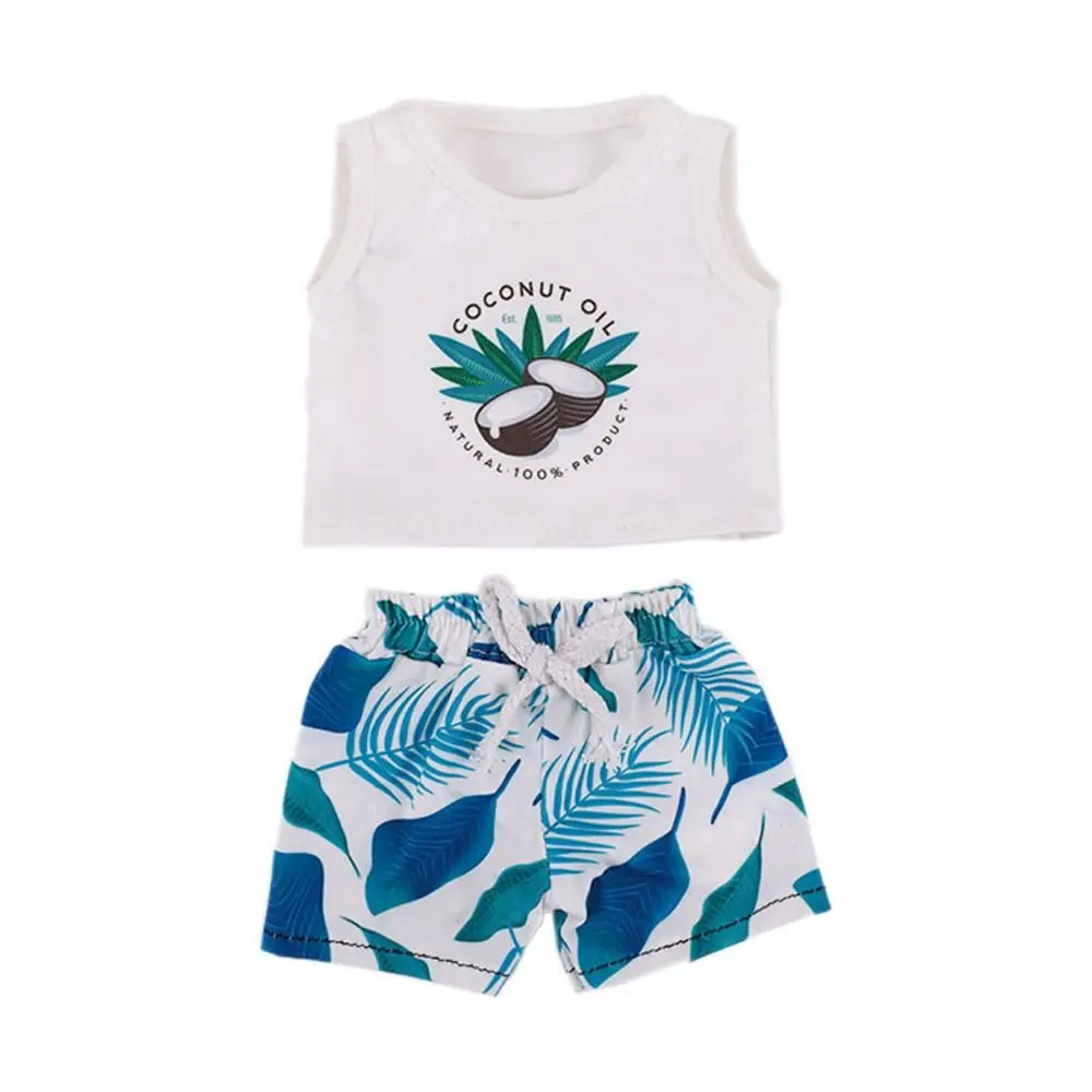 

Аксессуар для куклы, летний костюм, ткань для куклы для мальчика, наряд для маленького мальчика, 18-дюймовая ткань для куклы, повседневный рождественский подарок с короткими рукавами