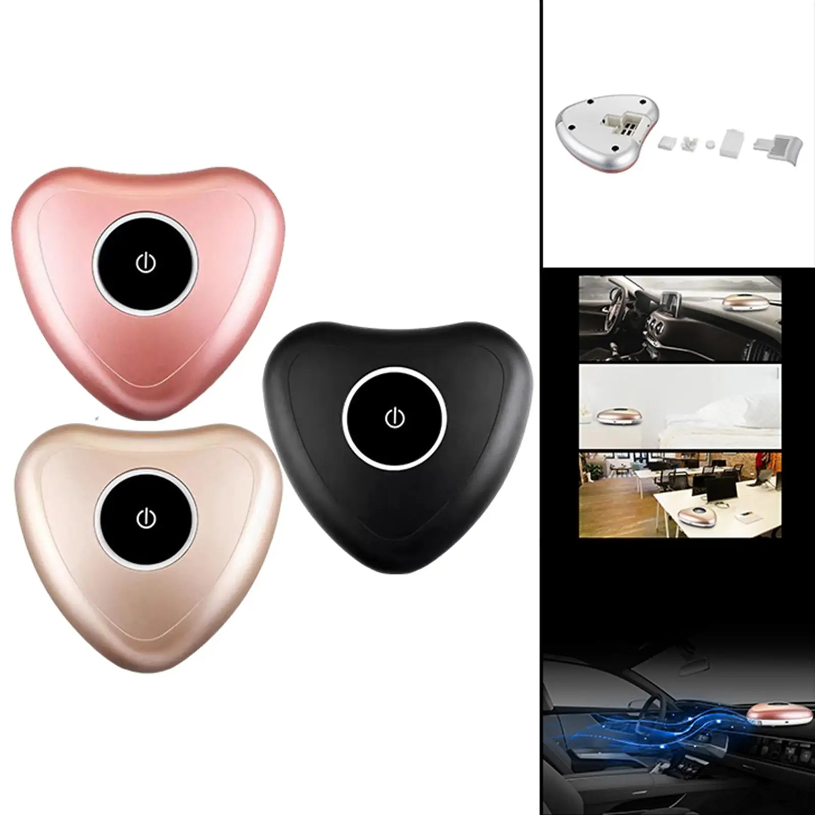 Car Diffuser Humidifier Auto Air Freshener USB Cool Mist Auto Shut Off