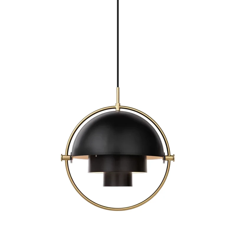 Danish Multi rotating modern minimalist restaurant chandelier medieval restaurant bar creative designer lamp
