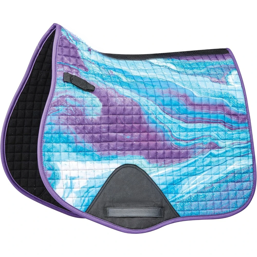 Marble All Purpose Saddle Pad Close Contact Fit Relaxed Experience Ideal Equine Accessory Saddle Pad