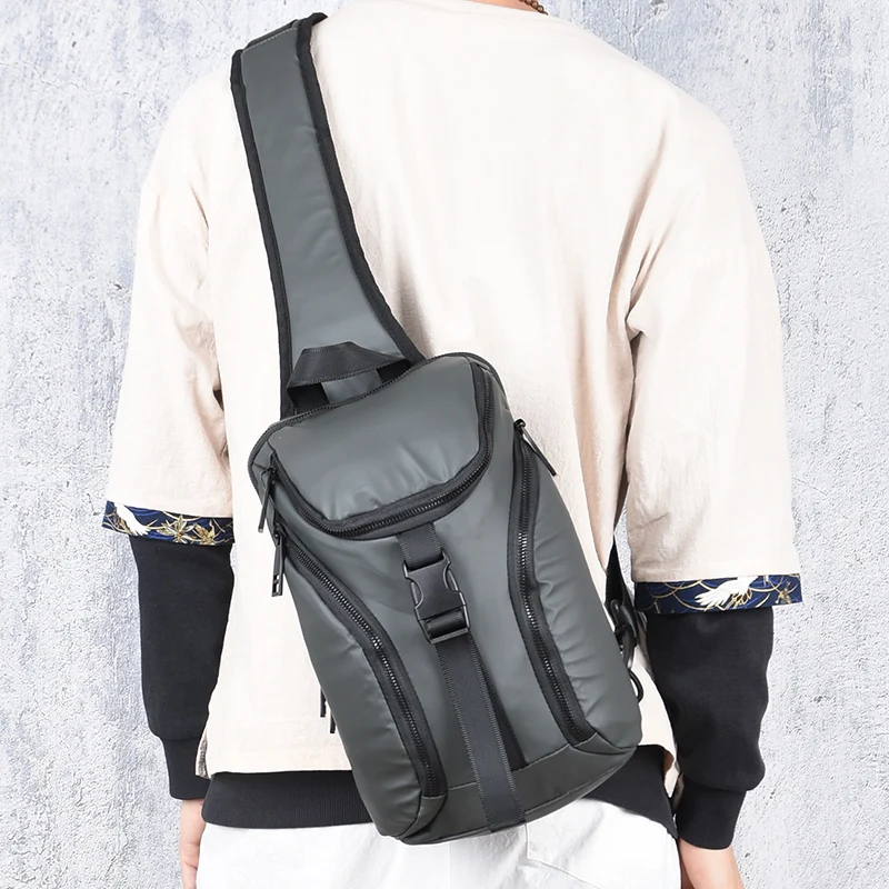 original-workwear-chest-bag-men's-american-trendy-brand-simple-outdoor-casual-waterproof-nylon-soft-cloth-bag-women's-versati