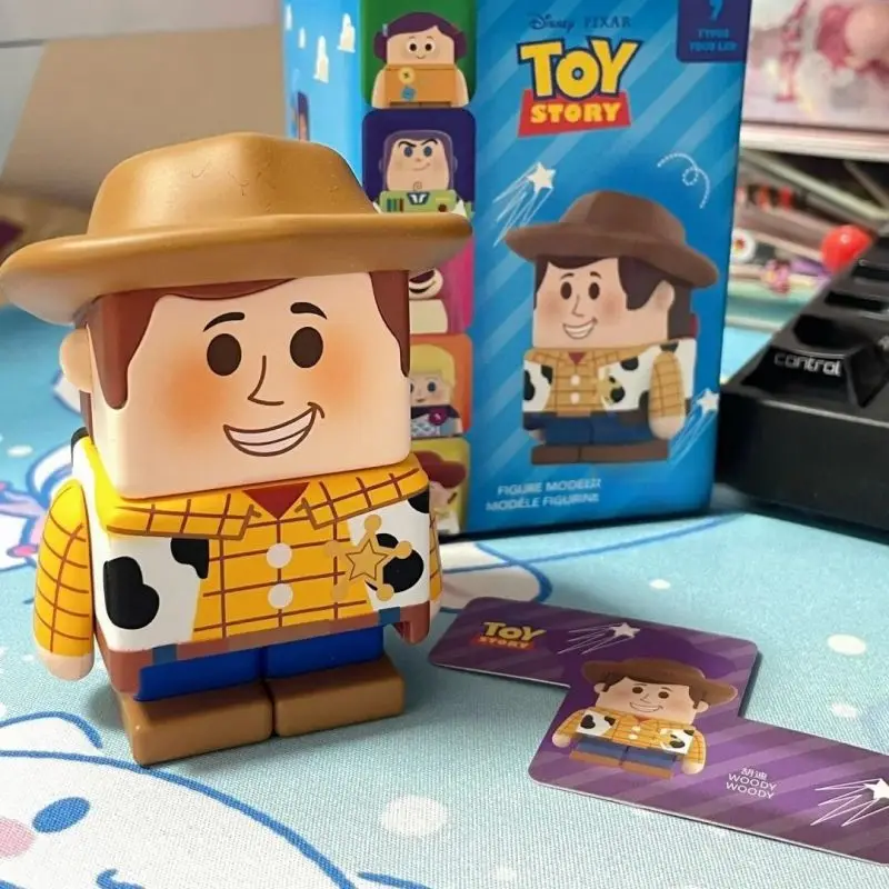 جديد 100% وودي الطنانة المكعب السحري سلسلة صندوق أعمى لعبة قصة عمل تمثال دمية سطح المكتب الديكور سر مفاجأة هدية عيد ميلاد #3