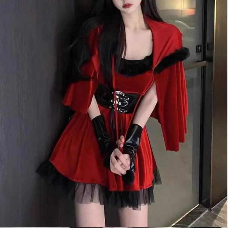 زي خادمة مثير للهالوين، زي فتاة الأرنب المغرية للنوادي الليلية، طقم حفلات الأميرات، زي عيد الميلاد، فستان سهرة جذاب للنوادي و...