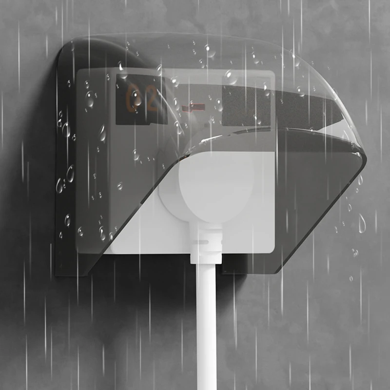 Socket Rain Cover 86 Type Universal Wall Socket Waterproof Box Protection Cover Socket Rainproof Cover