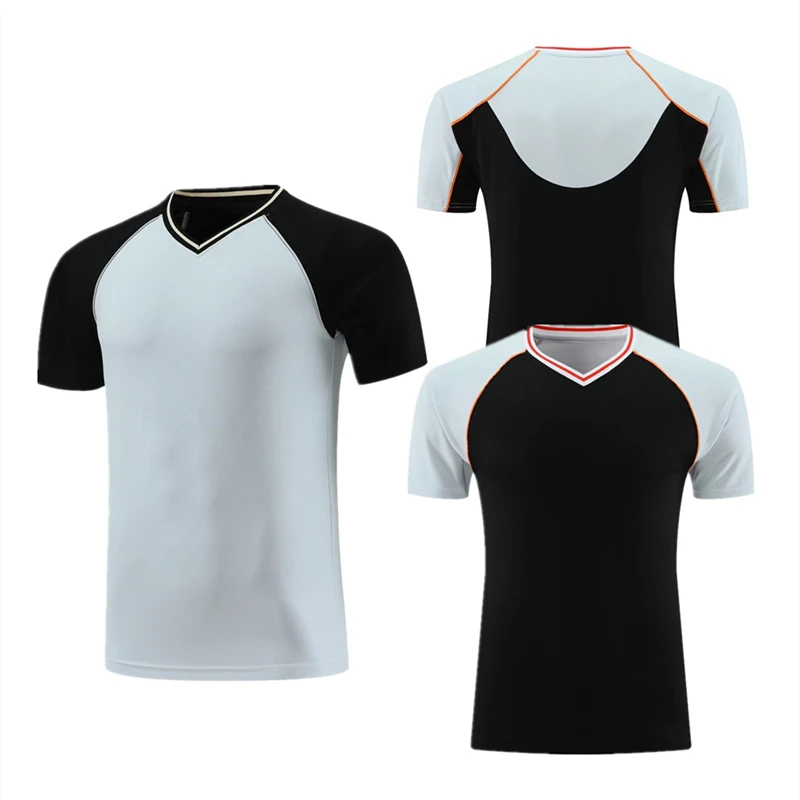 Adult Referee Basketball Jersey Professional Umpire Shirt Short Sleeves V-neck Badminton Table Tennis Athletics Judge Tops