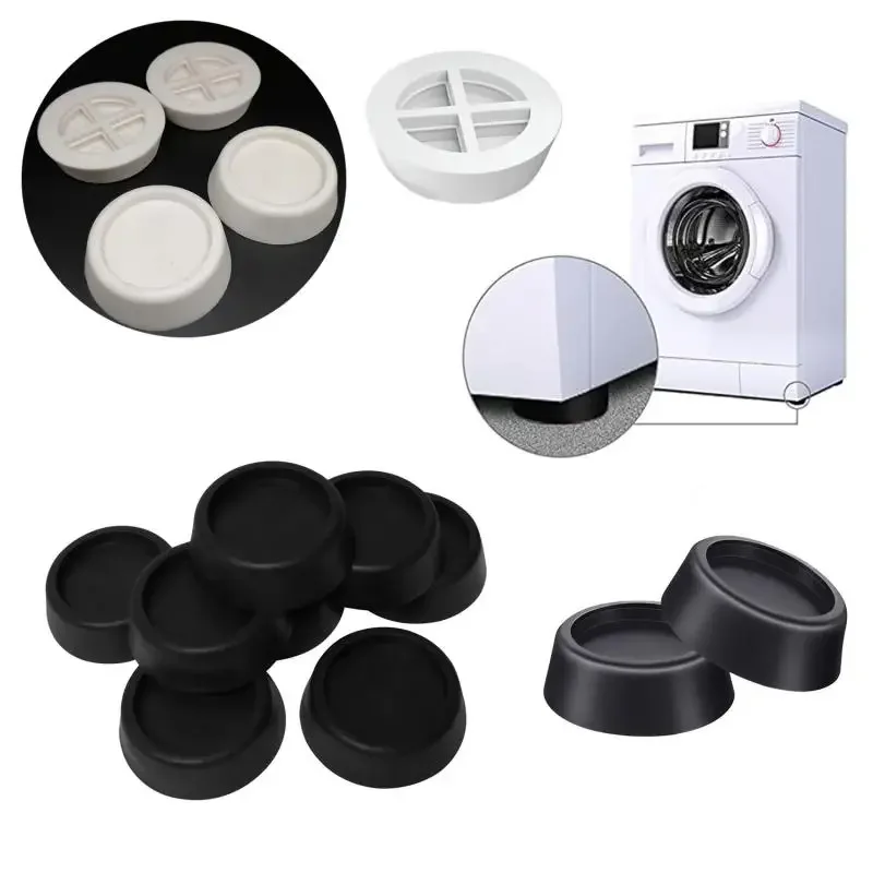 4/8 Stück geräuschreduzierende Anti-Vibrations-Pads für Möbel, Gummifüße für Waschmaschine, universelle Beinbasismatten – Detail 6