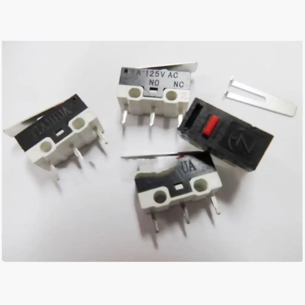 

Motor travel limit small microswitch with stainless steel contact sheet, copper terminals and silver contacts. 1A, 125V. Dimensi