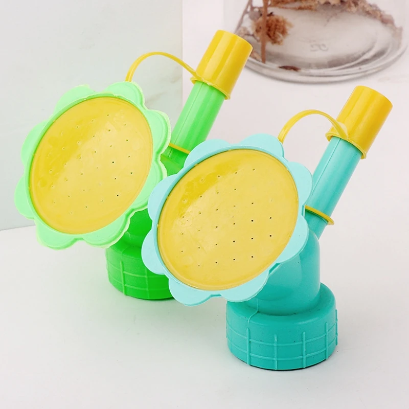 1PC Flower Watering Nozzle Head Garden Watering Kettle Household Small Potted Beverage Bottle Shower Head Random Style