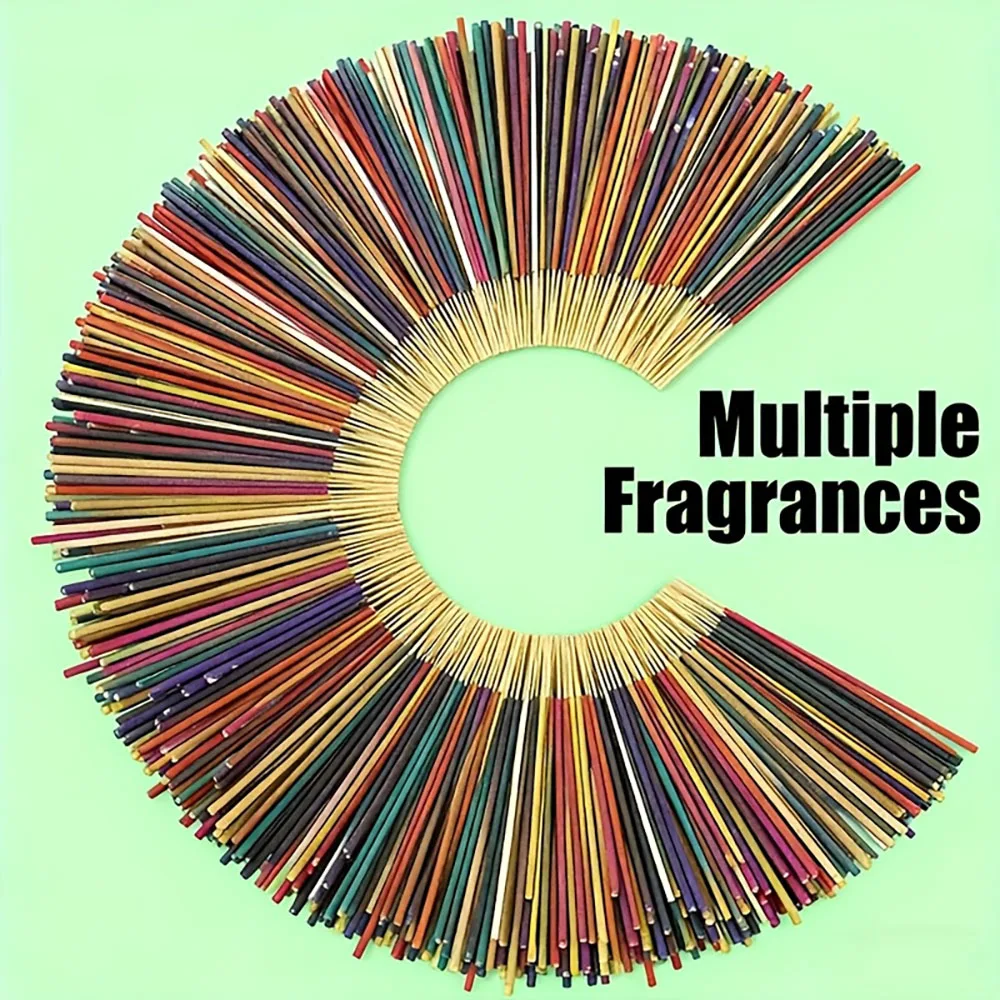 Paquete mixto de 28 sabores, 60/180/360 palos: adecuado para yoga, meditación, 28 fragancias que incluyen sándalo, madera de agar, sangre de dragón, cereza, rosa, jazmín, sandía, fresa, cereza, fruta de la pasión, Iris, vervanda, mirra, coco, etc. , Adecuado para el hogar, la oficina, la yoga, la meditación, la lectura o los conciertos posventa, fragancia duradera