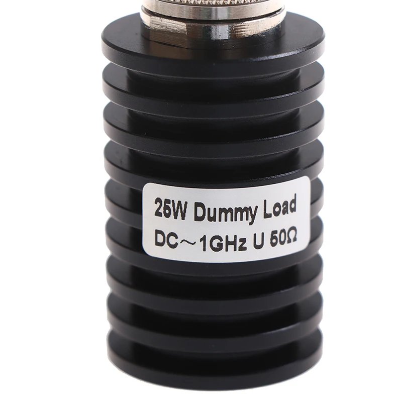 

1PC Black Plastic Metal 25W RF Coaxial 25W Load PL259 Coaxial Dummy Load Frequency DC-1Ghz 50 Ohm U-type UHF Plug