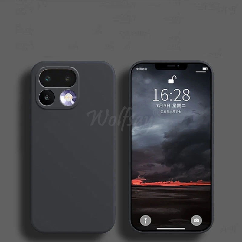 Für Realme 16 Pro Plus Hülle Flüssiges Silikon Einfarbiger Gummi Realme 16 Pro Plus Hülle TPU Sturzsicherer Schutz Realme 16 Pro Hülle – Detail 11