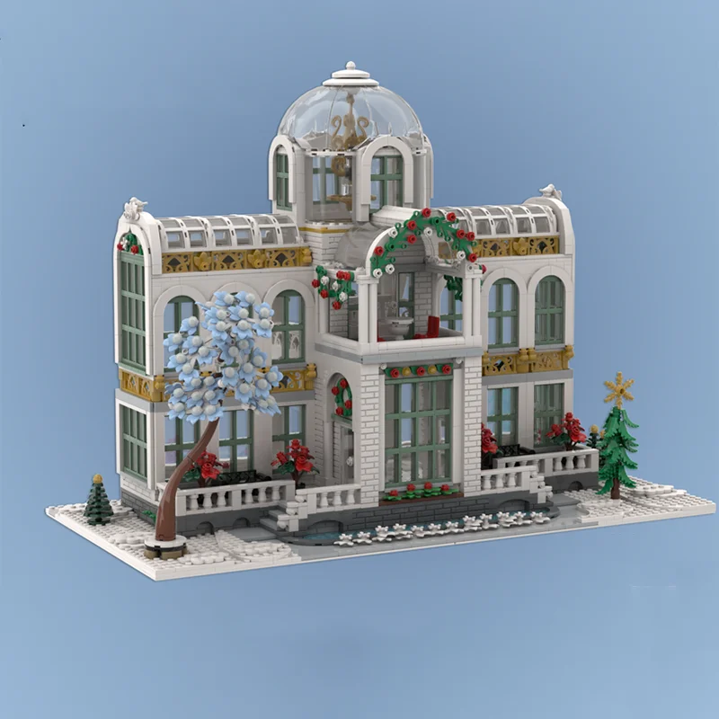 

6508pcs MOC Conservatory Bundle Modular Streetscape Model Building Blocks Christmas Gift Architecture Toys Creative Idea Brick