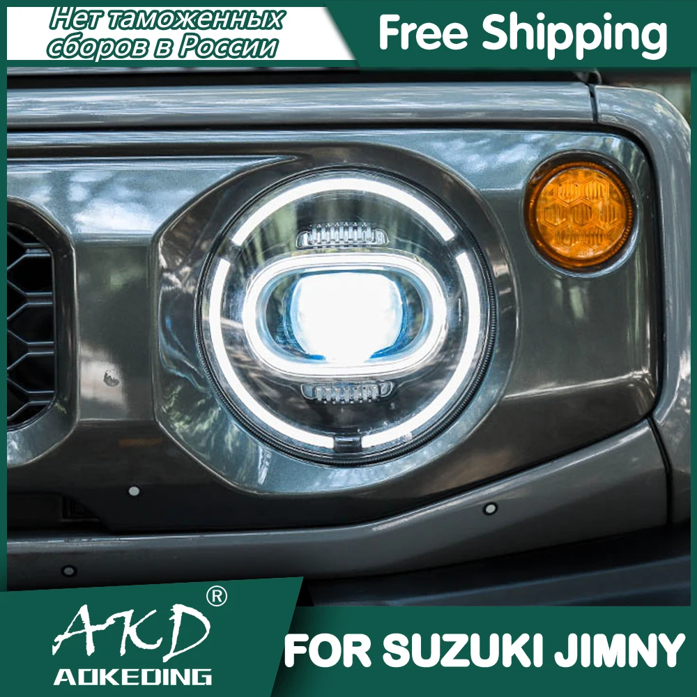 Car For Suzuki Jimny 2018-2020 Headlights DRL Hella LED Bi Xenon Bulb Fog Lights Car Accessory Jimny Head Lamp