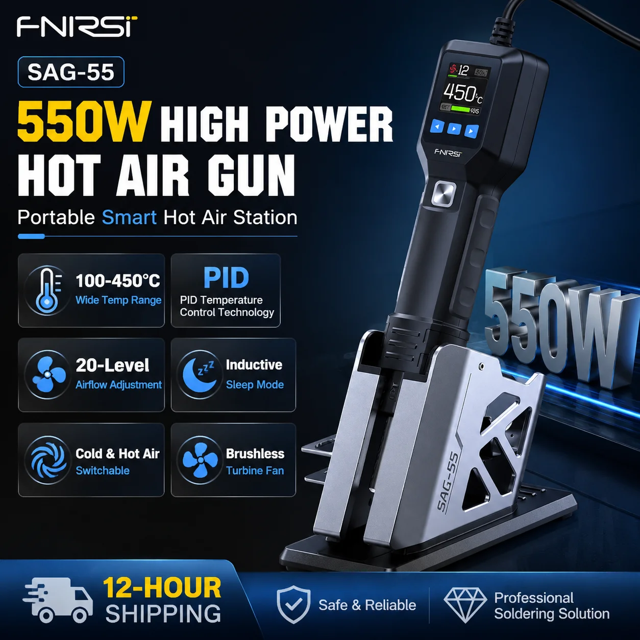 fnirsi-sag-550w-pistola-ad-aria-calda-senza-spazzole-stazione-di-rilavorazione-portatile-per-riparazione-di-telefoni-e-pcb-controllo-preciso-della-temperatura-funzione-di-spegnimento-automatico