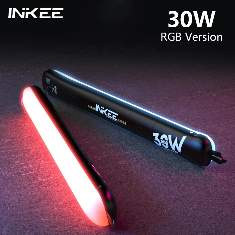 Inkee-カラーLEDライトバー,カラーライト,屋外ビデオ,30c rgb,370g, 90cm cri 95,30w
