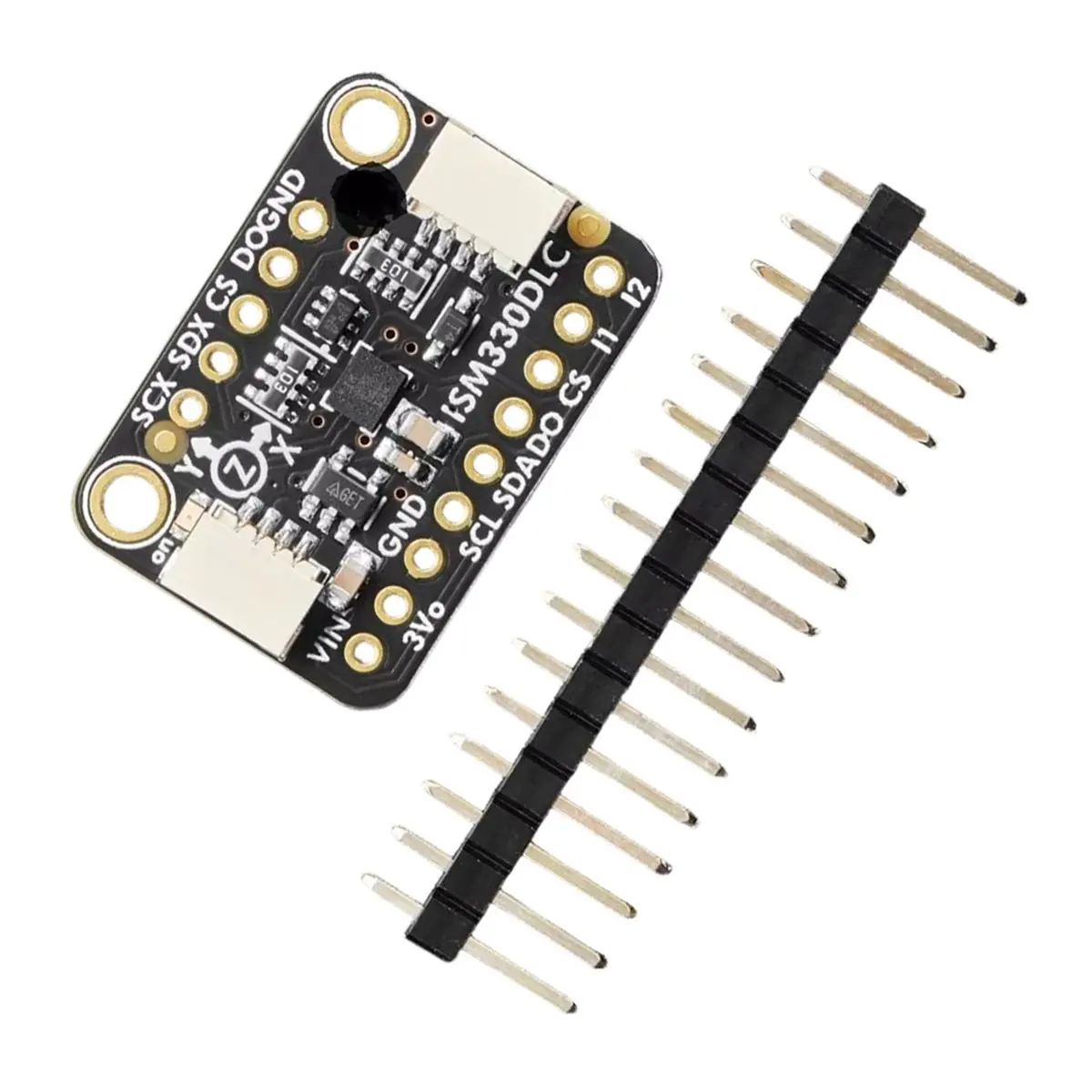 【brilliant-】4502-ism330dhcx-6-dof-imu-accelerometer-gyroscope-sensor-module-with-stemma-qt-qwiic-interface
