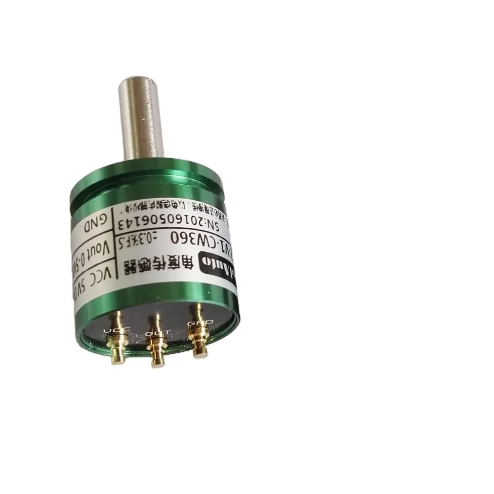 

CALT Clockwise 0 to 180 degree angle position sensor 0-5v output P3022 Hall effect encoder sensor