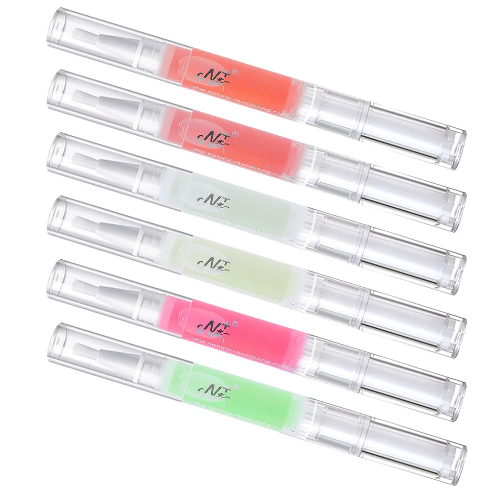 

6pcs Nourishing Pens Cuticle Oil Pen For Nail Care Manicure Repair Tool Moisturizer Essential Oil Pen Dry Cuticles Gel Nail Art