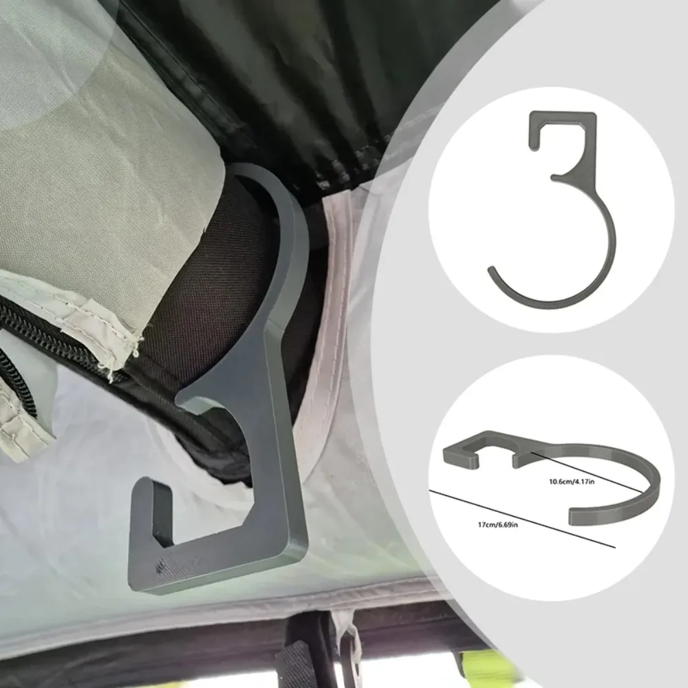 1/2/3pcs Air Pump Tent Support Rod Hook Fixed Hanger Outdoor Camping Tent Pole Connecting Hook Fixed RV Accessories