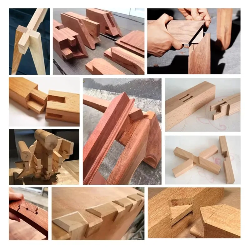 Double-Station 5 Axis CNC Router Machine Automatic Mortise Tenon Miter Tenoner Mortiser New Condition Control