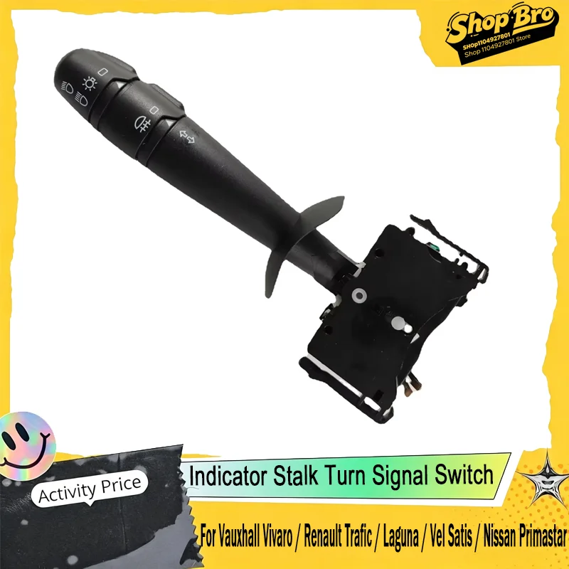 For Vauxhall Vivaro / Renault Trafic / Laguna / Vel Satis / Nissan Primastar, Indicator Stalk Turn Signal Switch  OEM 7701048912