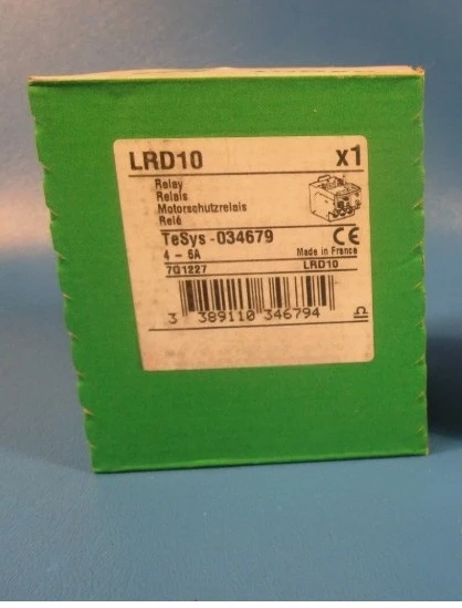 

Brand new LRD10 LR-D10 LRD thermal overload relays - 4...6 A - class 10A Fast delivery