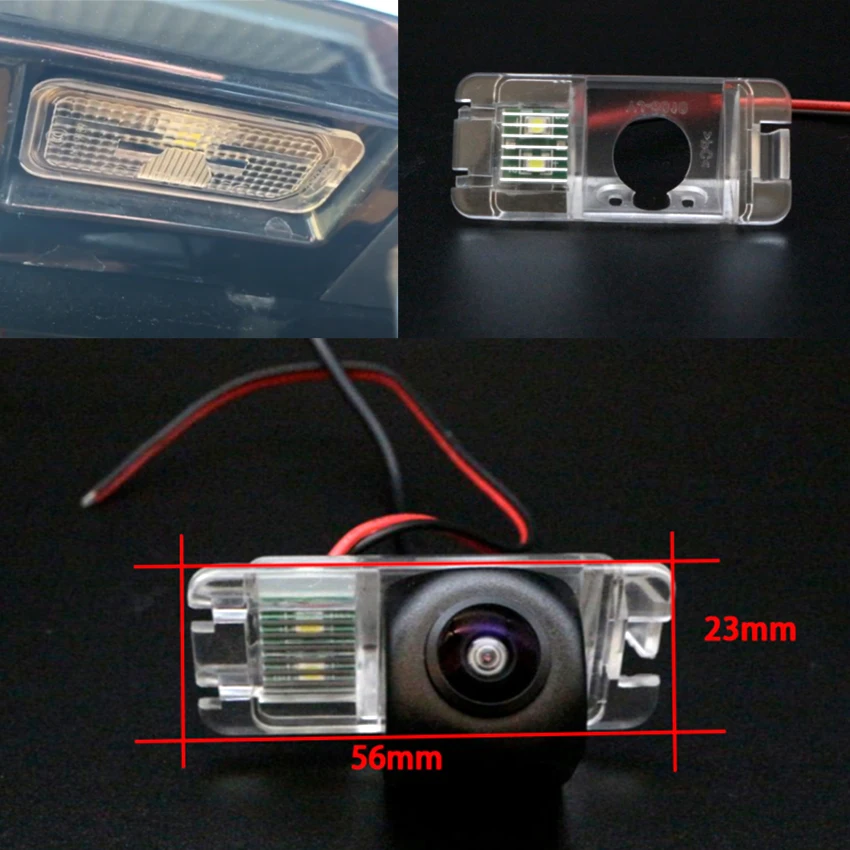 HD Fisheye Starlight Night Vision Dynamic Trajectory Car Rear View Camera For Ford Explorer U502 2010~2015 EcoSport 2013~2015